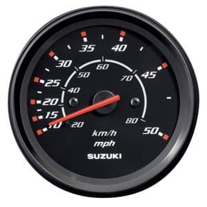 Suzuki - Speedometer - Black - 0-50 MPH - 34100-93J22 — product photograph