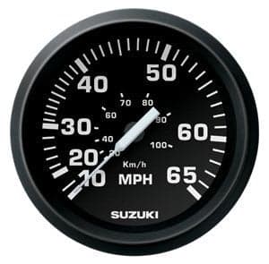 Suzuki - Speedometer - 0-65 MPH - Black - 990C0-80002 — product photograph
