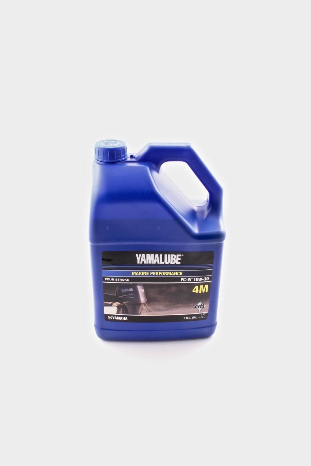 Yamaha Yamalube 4M 10W-30 Four-Stroke Outboard Oil — 1 US gal — product photograph