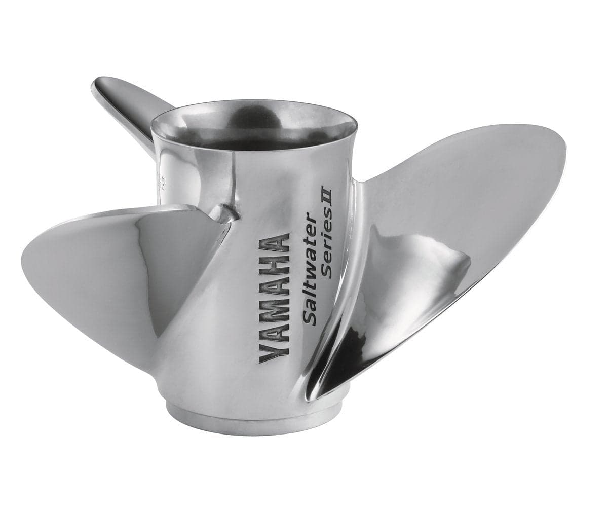Yamaha - M/T Series Saltwater II Propeller - 3 Blade - 15-1/4 x 19 Pitch - LH Rotation - 6CF-45970-20-00 — product photograph