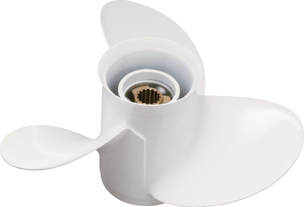Yamaha - K Series Talon Aluminum Propeller - 3 Blade - 13.5" x 9 Pitch - RH Rotation - 6EK-45941-00-00 — product photograph
