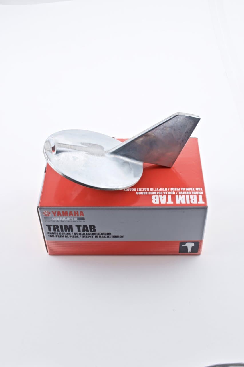 Yamaha - Trim Tab Anode - 6J9-45371-01-00 - F150 C150 C175 P150 S150 See Description for Additional Engine Models — product photograph