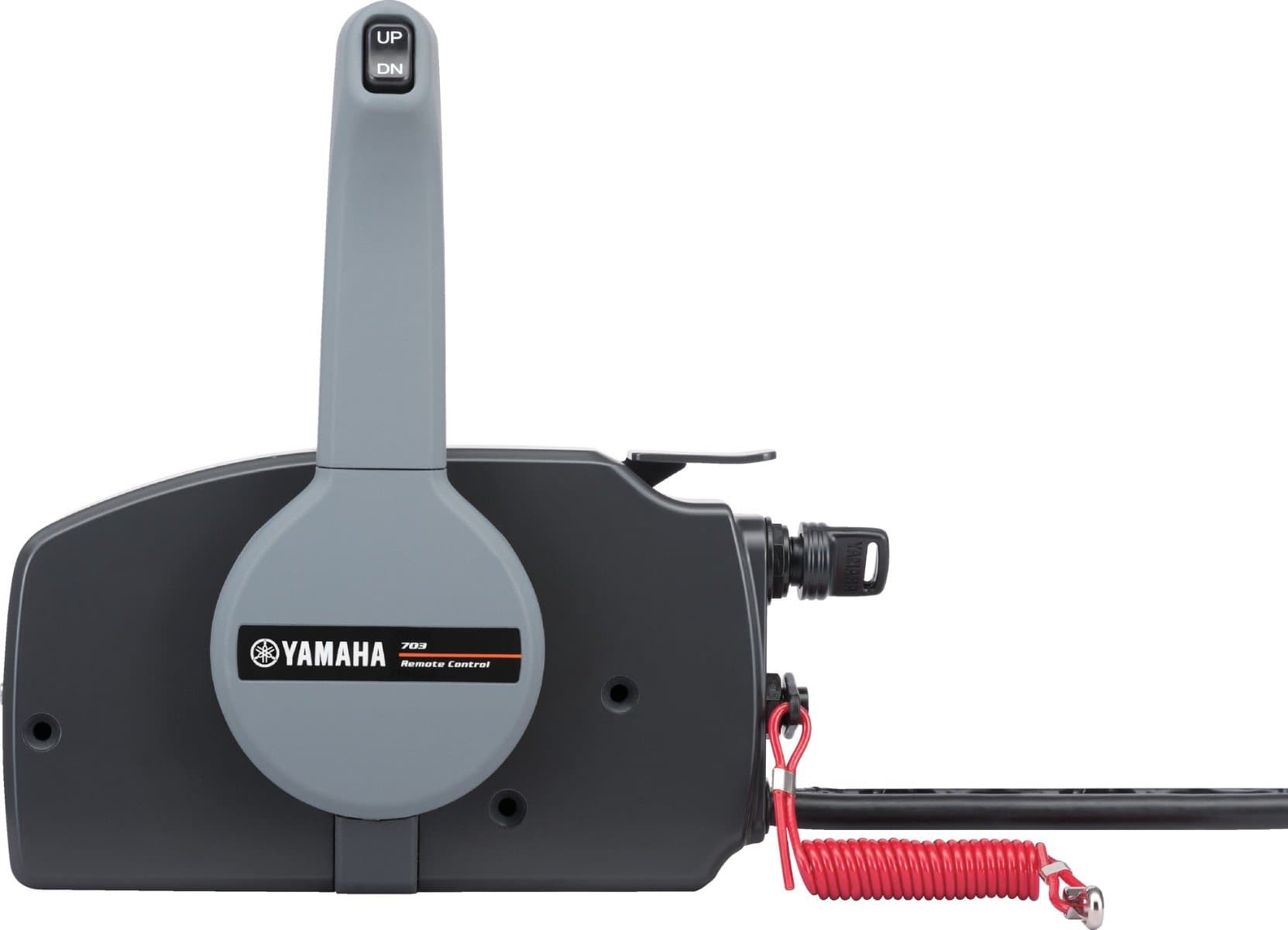 Yamaha - 703 Side Mount Mechanical Control Box - Push to Open, 10 Pin Harness | 703-48207-22-00 / 703-48207-23-00 — product photograph