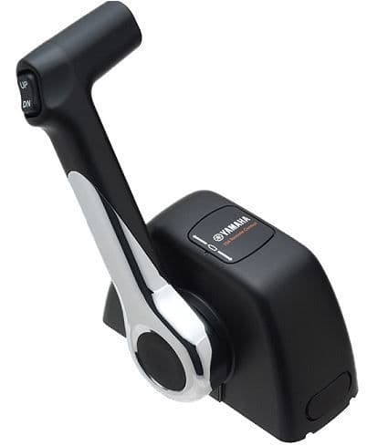 Yamaha - 704 Premium Single Engine Outboard Throttle Control Box | Chrome | 704-48205-R1-00 — product photograph