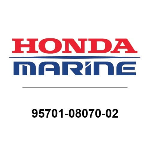 Honda Flange (8x70) Bolt 95701-08070-02 — product photograph
