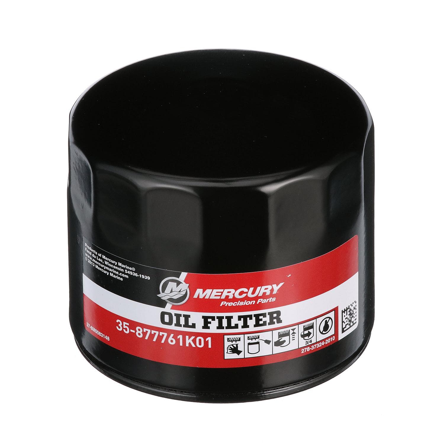 Mercury – 4-Stroke Engine Oil Filter | Filtration System | Corrosion-Resistant Housing | 877761K01 — product photograph