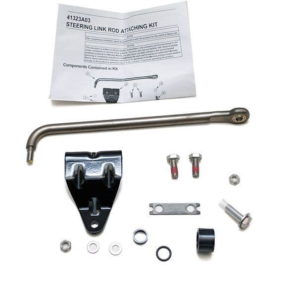 Mercury - Port or Starboard Steering Attaching Kit - Fits Various Mercury/Mariner 8/9.9/15 HP 4-Stroke & 20/25 2-Cycle Outboards - 41323A03 — product photograph