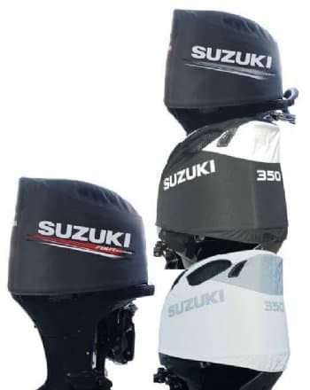 Suzuki - Splash Cover - DF350A (2018 and Newer) - White - 990C0-66004-WHT — product photograph