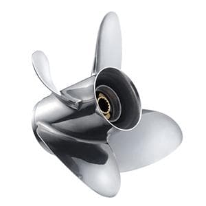 Yamaha - K Series Talon SS4 Stainless Steel Propeller - 4 Blade - 13.25" x 18 Pitch - RH Rotation - 6N6-45B74-00-00 — product photograph