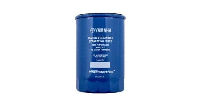 Yamaha Mini-10 Micron Marine Fuel/Water Separating Filter QB1-M10EL-10-00 - Supersedes MAR-M10EL-00-00 & MAR-MINIF-IL-TR — product photograph